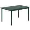 Muuto Linear Steel Tisch, 140 X 75 Cm, Dunkelgrün 2 Muuto Linear Steel Tisch, 140 X 75 Cm, Dunkelgrün -Urban Im Freien 1033Muuto iso19 TH