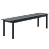 Muuto Linear Steel Bank, 170 Cm, Schwarz -Urban Im Freien 1039Muuto iso19 TH