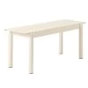 Muuto Linear Steel Bank, 110 Cm, Cremeweiß -Urban Im Freien 1040Muuto iso19 TH