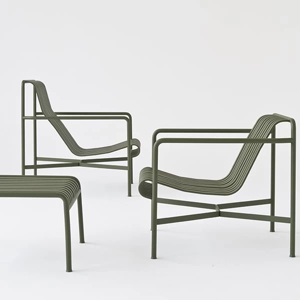 Hay Loungesessel Palissade, Hoch, Anthrazit 5 Hay Loungesessel Palissade, Hoch, Anthrazit – Bild 3