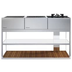 Open Kitchen Teakholzboden 150