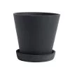 Hay Blumentopf Und Untersetzer, L, Schwarz -Urban Im Freien 12 FV Hay iso