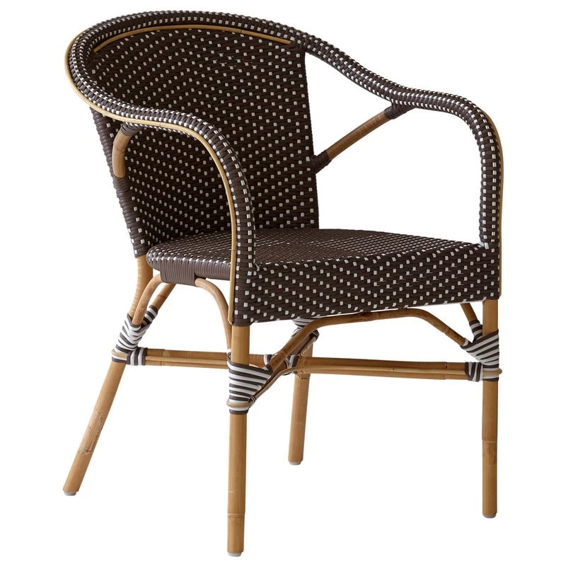 Madeleine Armlehnstuhl, Milchkaffeebraun 3 Madeleine Armlehnstuhl, Milchkaffeebraun