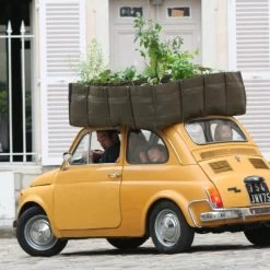 Bacsquare 4 Stoffpflanzgefäß, 140 l, Geotextil -Urban Im Freien 14Bacsac iso