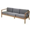 Skagerak Virkelyst 3 Sitzer Sofa, Teak – Aschgrau -Urban Im Freien 1505783 Virkelyst 3 seater Ash