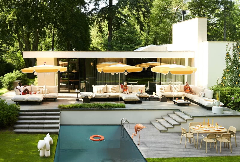 Fatboy Sunshady Sonnenschirm, 300 Cm, Sonnengelb – Bild 5