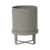 Ferm LIVING „Bau“ Pflanztopf, Klein, Warmgrau