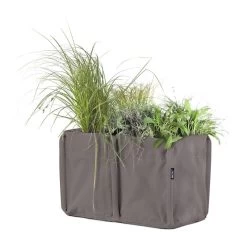 Baclong 2 Stoffpflanzgefäß, 70 L, Taupe -Urban Im Freien 303836 2 BACLONG 2 LARGE LIGHTWEIGHT PLANTERS 70L TAUPE FABRIC BACSAC