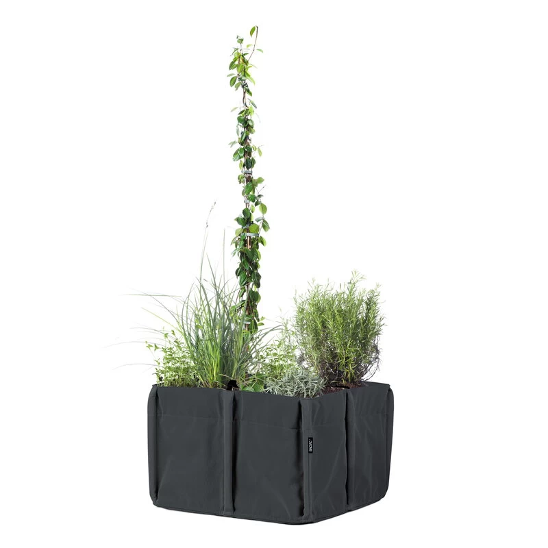 Bacsquare 4 Fabric Planter, 140 L, Black Grey 4 Bacsquare 4 Fabric Planter, 140 L, Black Grey – Bild 2