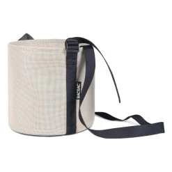 Hängender Stoffblumentopf, 10 L, Naturweiß