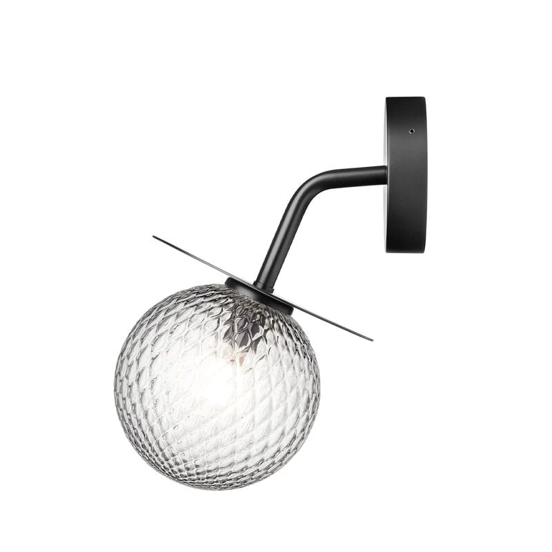 Liila Outdoor Wandleuchte, Schwarz - Klar 4 Liila Outdoor Wandleuchte, Schwarz - Klar – Bild 2