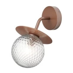 Liila Outdoor Wandleuchte, Dunkelbronze - Klar