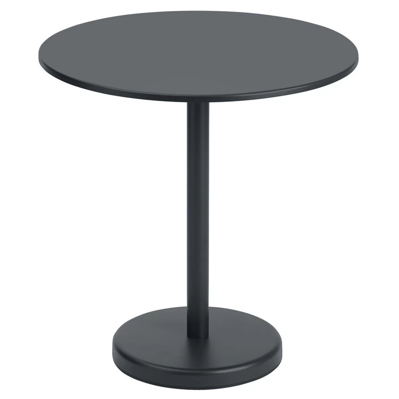 Muuto Linear Steel Cafétisch, Rund, 70 Cm, Schwarz 3 Muuto Linear Steel Cafétisch, Rund, 70 Cm, Schwarz