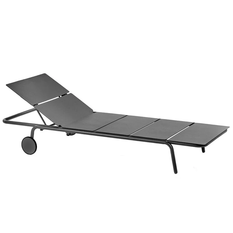 Serax August Sonnenliege, Schwarz 3 Serax August Sonnenliege, Schwarz