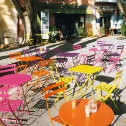 Bistro Metal Stuhl, Zederngrün -Urban Im Freien 43Fermob iso 3