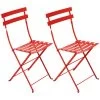 Bistro Metal Stuhl, 2 Stück, Mohnrot -Urban Im Freien 501 Fermob iso