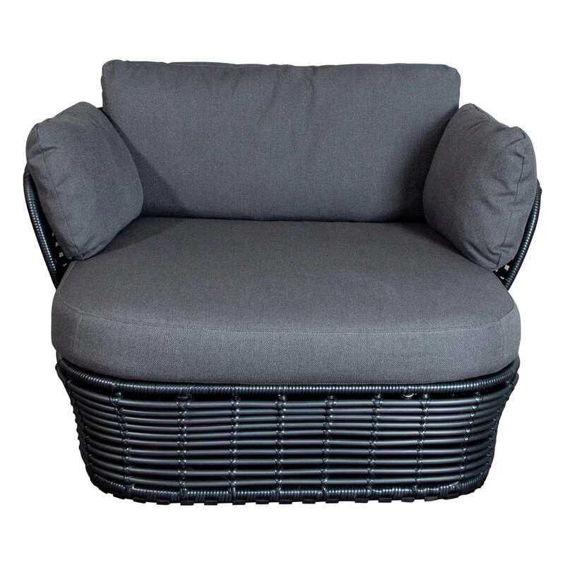 Basket Sessel, Graphit – Grau 6 Basket Sessel, Graphit – Grau – Bild 4