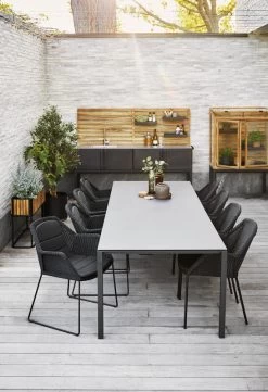 Breeze Sitzkissen Für Stapelbaren Esszimmerstuhl, Schwarz -Urban Im Freien 5464LS 5464YSN98 5467LS 5467YSN98 5086AL P280X100CB