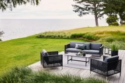 Twist Couchtisch, 120 X 60 Cm, Lavagrau – Fossilschwarz -Urban Im Freien 5499SG 5498YS95 5592SG 5592YS95 5017AL P120X60RCCOB 2