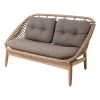 String 2-Sitzer-Sofa, Natur – Taupe