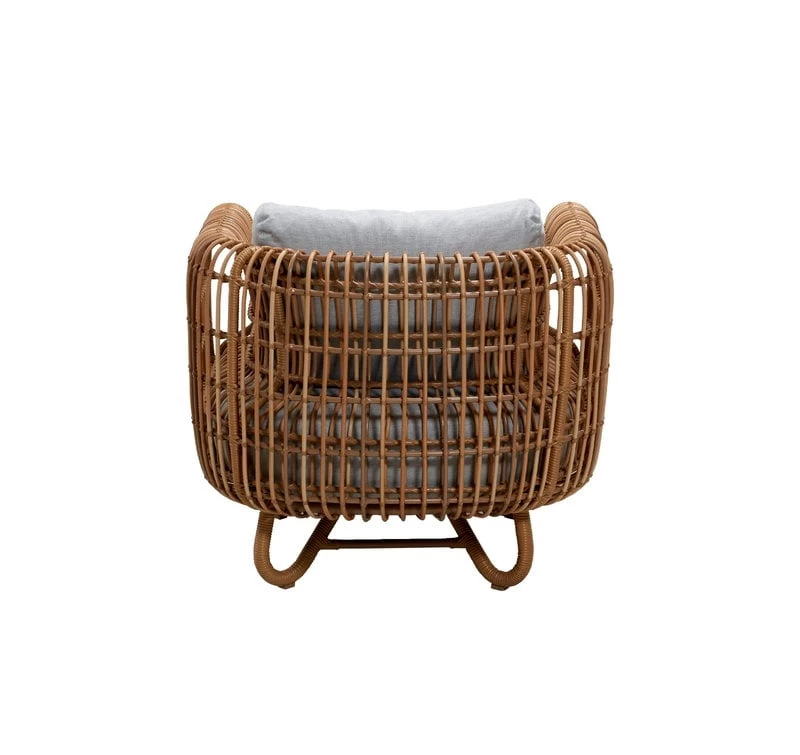 Nest Loungesessel, Natur – Hellgrau 6 Nest Loungesessel, Natur – Hellgrau – Bild 4