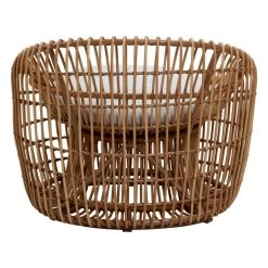 Nest Sessel, Rund, Natur – Hellgrau -Urban Im Freien 57422USL 3
