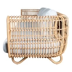 Nest 3-Sitzer-Sofa, Natur – Hellgrau -Urban Im Freien 57523USL 1