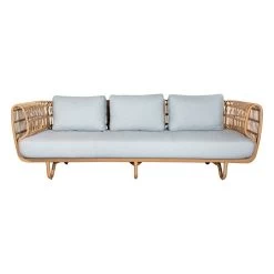 Nest 3-Sitzer-Sofa, Natur – Hellgrau -Urban Im Freien 57523USL 2