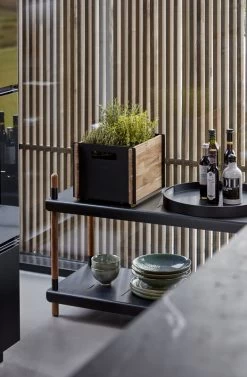 Frame Regal, Niedrig, Teakholz – Aluminium -Urban Im Freien 5780TAL 5789TAL