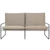 Ferm LIVING Desert 2-Sitzer-Sofa, Schwarz - Dunkles Sandbeige, Dolce -Urban Im Freien 706FermLiving AK