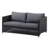 Diamond 2-Sitzer-Sofa, Graphit – Grau -Urban Im Freien 8502LGSG EE