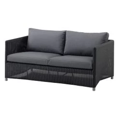 Diamond 2-Sitzer-Sofa, Graphit – Grau