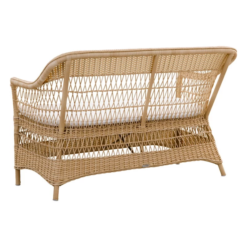 Charlot 2-Sitzer-Sofa, Natur – Weiß 5 Charlot 2-Sitzer-Sofa, Natur – Weiß – Bild 3