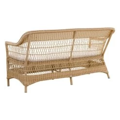 Charlot 3-Sitzer-Sofa, Natur – Weiß -Urban Im Freien 9293U Charlot cushion back
