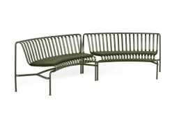 Hay Palissade Park Sitzbank, Innen/innen, 2er-Set, Olivgrün -Urban Im Freien 9432161009000 Palissade Park Dining Bench Cushion In In olive Set of 2 Palissade Park Dining Bench In In olive Set of 2