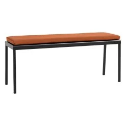 Hay Balcony Kissen Für 119,5 cm Lange Bank, Red Cayenne -Urban Im Freien 9439711009000 Balcony Bench L1195 anthracite w cushion red cayenne textile