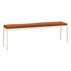 Hay Balcony Kissen Für 165,5 cm Lange Bank, Red Cayenne -Urban Im Freien 9451311309000 Balcony Bench Cushion L1655 red cayenne textile Balcony Bench L1655 chalk beige