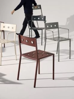 Hay Balcony Armlehnstuhl, Iron Red -Urban Im Freien Balcony Chair iron red Balcony Armchair dessert green