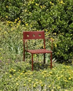 Hay Balcony Armlehnstuhl, Iron Red -Urban Im Freien Balcony Armchair iron red 03