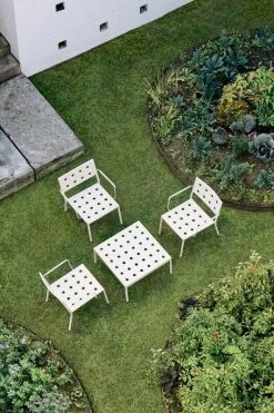 Hay Balcony Tisch, Niedrig, 75 X 76 cm, Kreidebeige -Urban Im Freien Balcony Lounge Armchair Balcony Low Table Square chalk beige 1