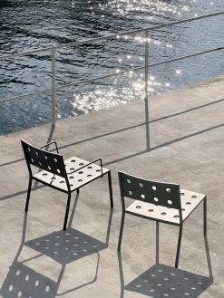 Hay Balcony Lounge-Armlehnstuhl, Dunkles Forstgrün -Urban Im Freien Balcony Lounge Armchair dark forest Balcony Lounge Chair desert green 02 1