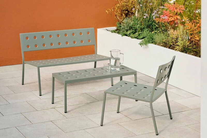 Hay Balcony Tisch, Niedrig, 96,5 X 41 cm, Wüstengrün – Bild 2