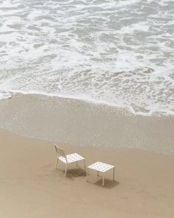 Hay Balcony Loungestuhl, Kreidebeige -Urban Im Freien Balcony Lounge Chair chalk beige Balcony Low Table L50xW515xH385 chalk beige 1