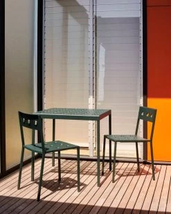 Hay Balcony Tisch, 75 X 76 Cm, Dark Forest -Urban Im Freien Balcony Table dark forest Balcony Armchair dark forest