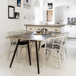 Sitzkissen Für Moments Und Blend Stühle, Schwarz 11 Sitzkissen Für Moments Und Blend Stühle, Schwarz -Urban Im Freien Blend chair white Turn table F besk kvadrat