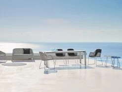 Divine Kissen, 50 X 50 X 12 Cm, Grau -Urban Im Freien Breeze chair white Edge table concrete on the move Kingston sofa 1