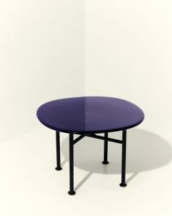 Gubi Carmel Couchtisch, 60 X 60 cm, Schwarz Seidenmatt - Pazifikblau -Urban Im Freien CARMEL 7