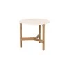 Twist Couchtisch, Durchmesser: 45 cm, Teakholz – Travertin-Optik -Urban Im Freien Cane Line 5010T P45COTL ee