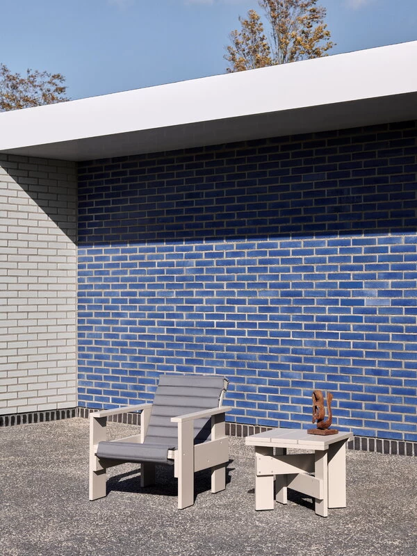 Hay Crate Gestepptes Kissen Für Loungesessel, Himmelgrau – Bild 2