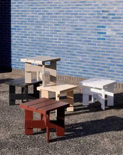 Hay Crate Low Tisch, 45 X 45 cm, Rostrot -Urban Im Freien Crate Low Table family